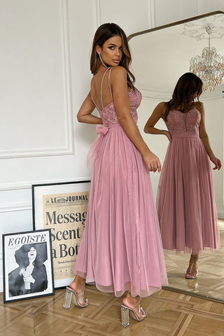 Abendkleid Bicotone